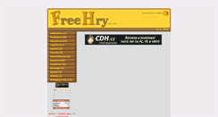 Desktop Screenshot of freehry.hostuju.cz
